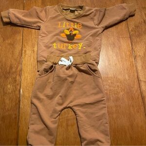 Little Turkey Baby Matching Set Size 6-12 Months
